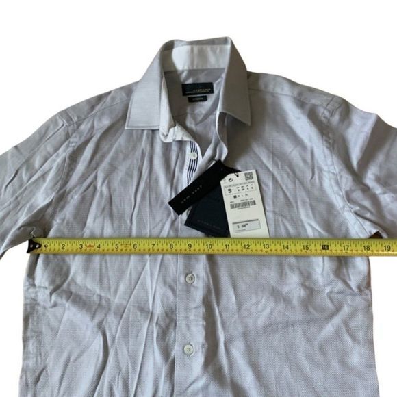 New Zara Man Basic Dress Shirt Size Small - Picture 8 of 9